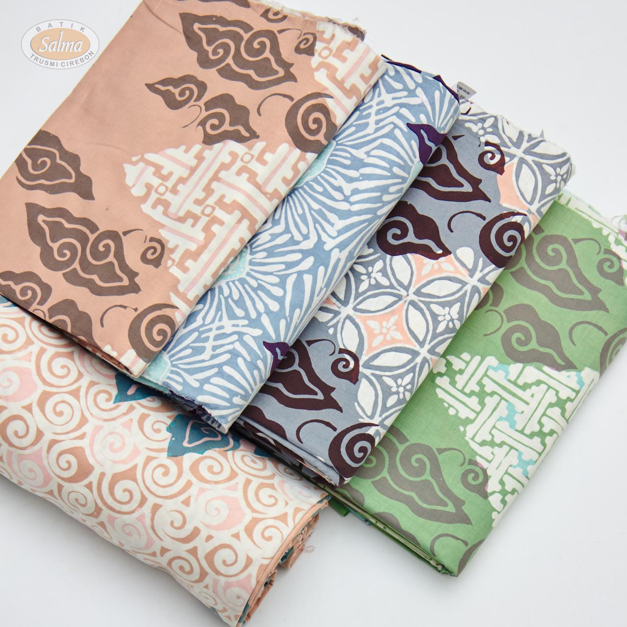 Jual Kain Batik Katun Motif Mega Mendung | Batik Salma