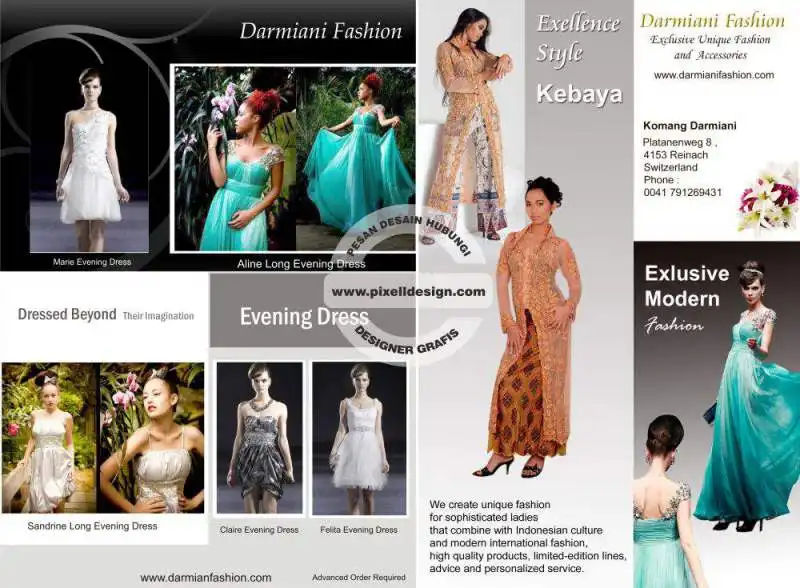 Contoh Katalog Iklan Fashion Baju Cantik Menarik