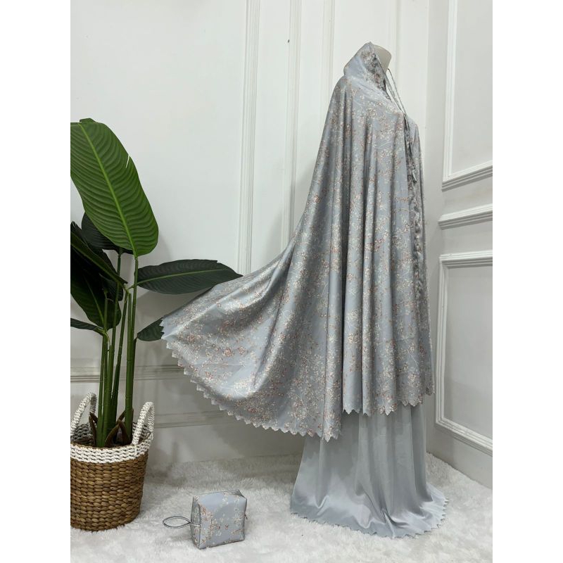 Jual mukena dewasa Armani silk premium lasercut mukena 2in1 mewah dan ...