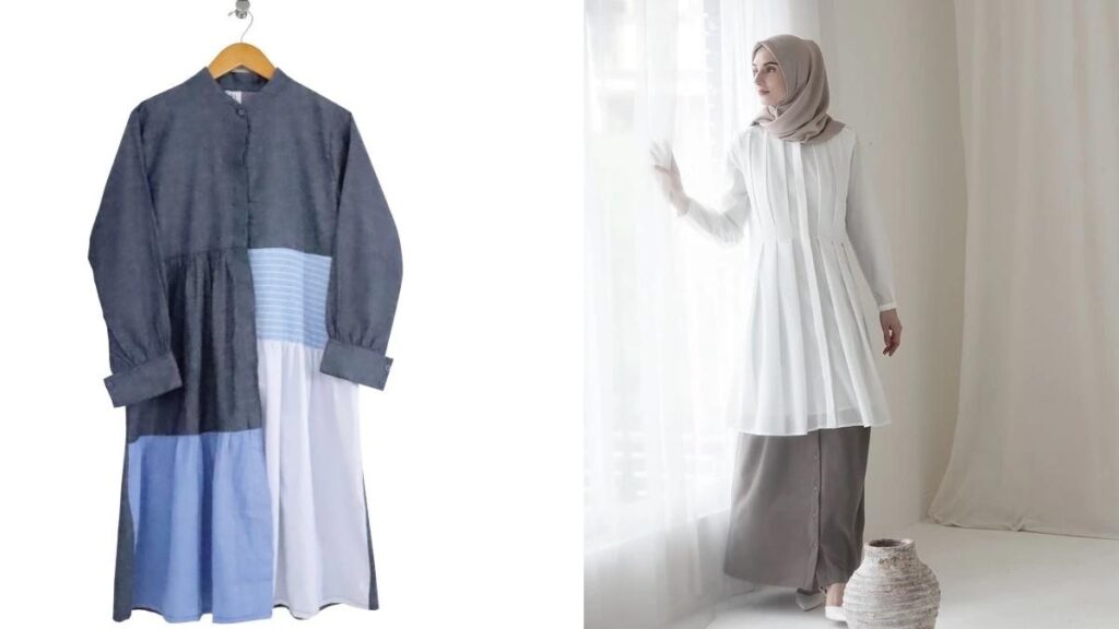 4 Inspirasi Baju Tunik Wanita Muslimah yang Indah dan Menarik