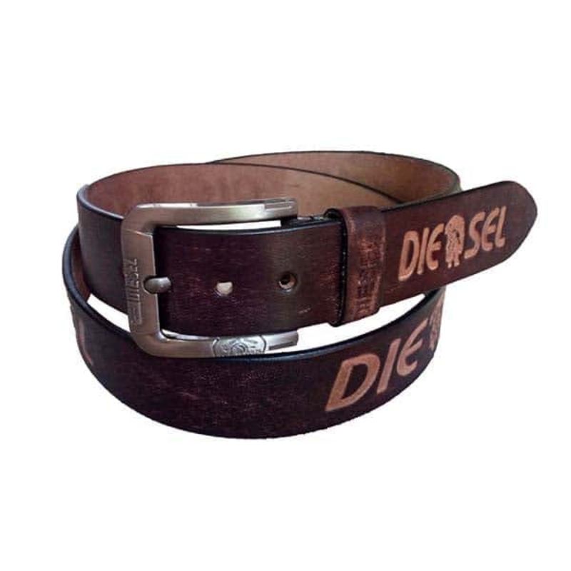 Jual Branded ikat pinggang dari kulit kerbau coklat tebal 3.4mm ...