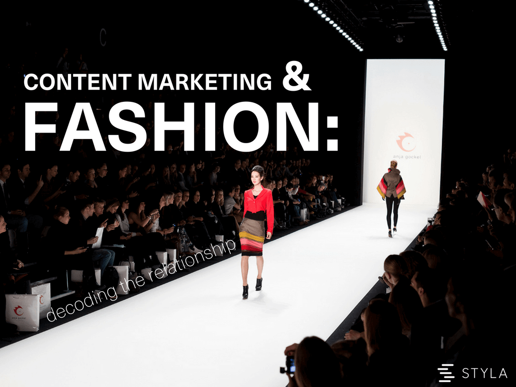 Fashion content marketing