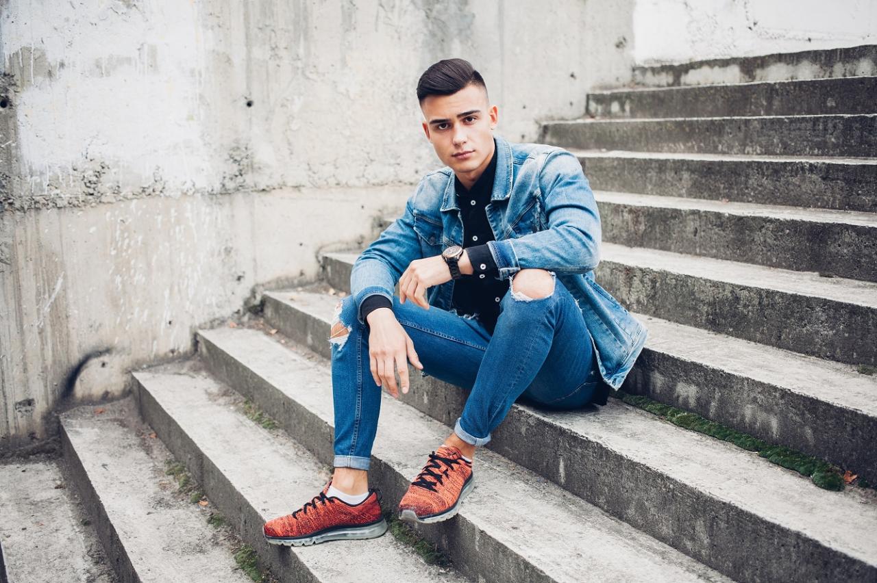 Outfit casual pria premium